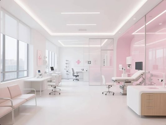 Thiết kế nội thất phòng khám tư nhân hiện đại
